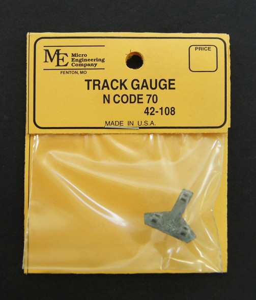 42-108 Track Gauge, N Code 70, metal 3 point
