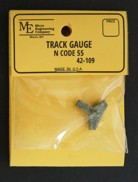 42-109 Track Gauge, N Code 55, metal 3 point