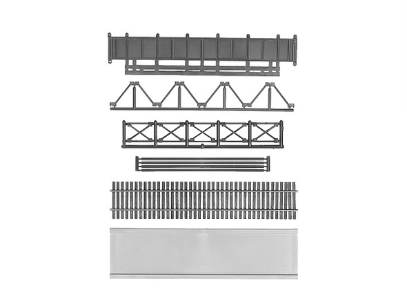 BRIDGES - Girder Bridges - Deck Girder Bridges - Open Deck - HO