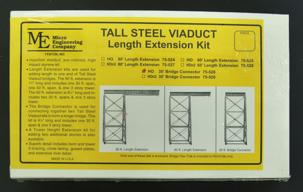 75-526 HO 30' Bridge Connector