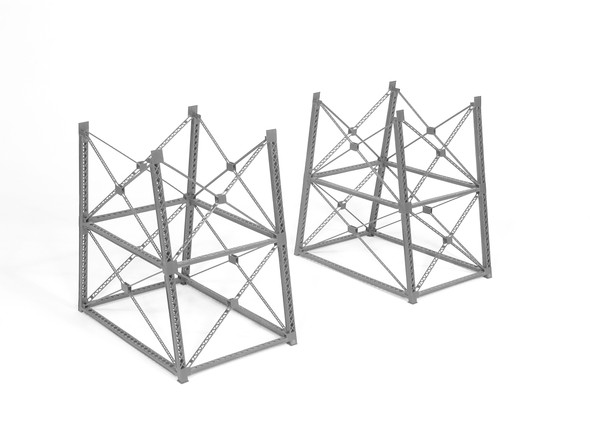 75-546 HO-HOn3 Height Extension, 2 stories, 2 towers