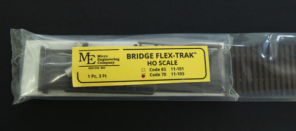 11-103 Bridge Flex-Trak, HO Code 70
