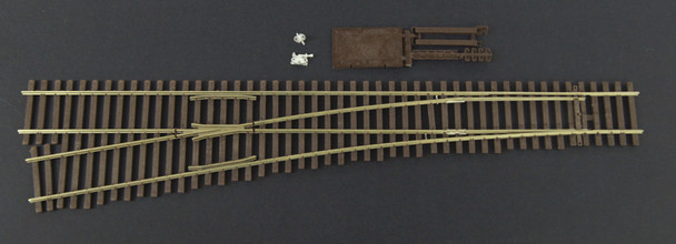 14-705 Turnout, HO Code 83, #6 Frog, Lefthand