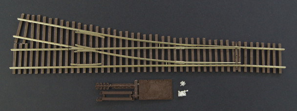 14-711 Turnout, HO Code 83, #5a Standard, Righthand