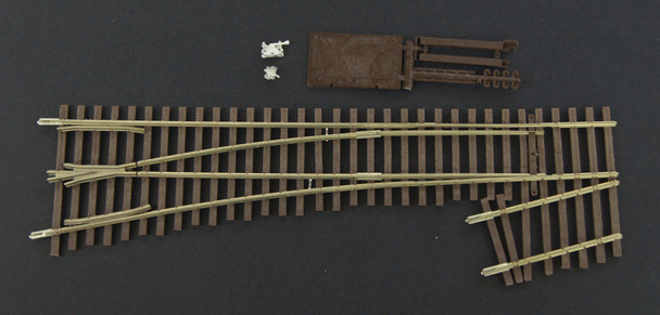 14-716 Turnout, HO Code 83, #5d Intermediate Ladder, Lefthand