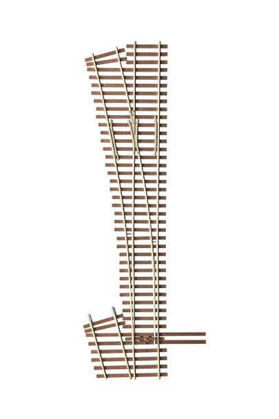 14-718 Turnout, HO Code 83, #5e Last Ladder, Lefthand