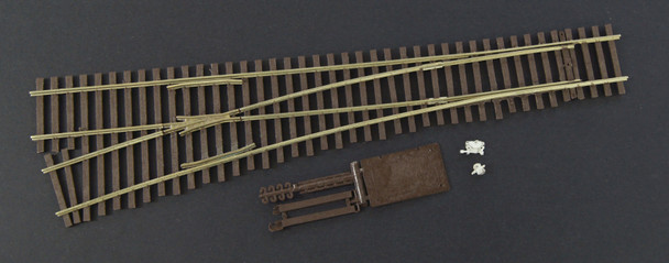 14-812 Turnout, HO Code 70, #5b Curved Diverging Track, Lefthand