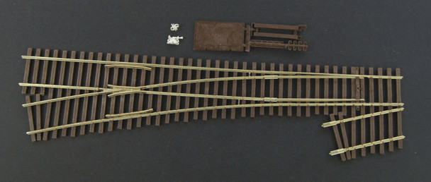 14-818 Turnout, HO Code 70, #5e Last Ladder, Lefthand