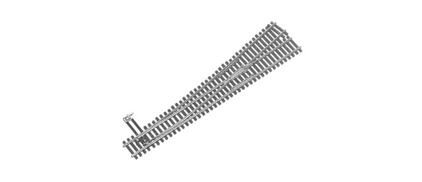 15-405 Turnout, N Code 70, #6 Frog, LeftHand