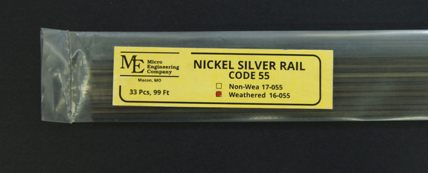 16-055 Weathered  Rail, Code 55 N.S.