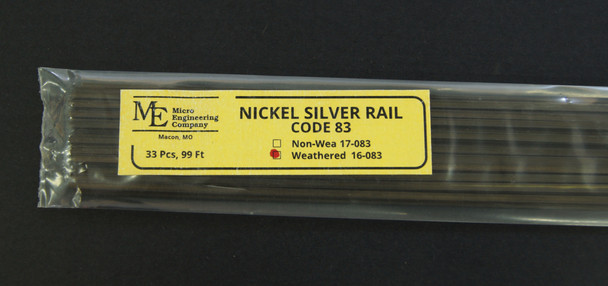 16-083 Weathered  Rail, Code 83 N.S.