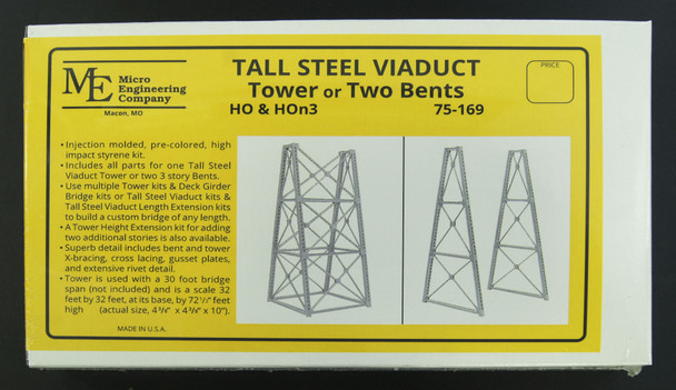 75-169 HO-HOn3 Tower or Two Bents