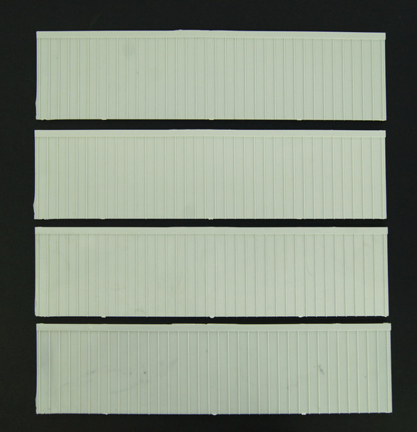 80-051 HO, N Roof Panels, 9 3/4" X 2 1/8", 1/4" seams (4)