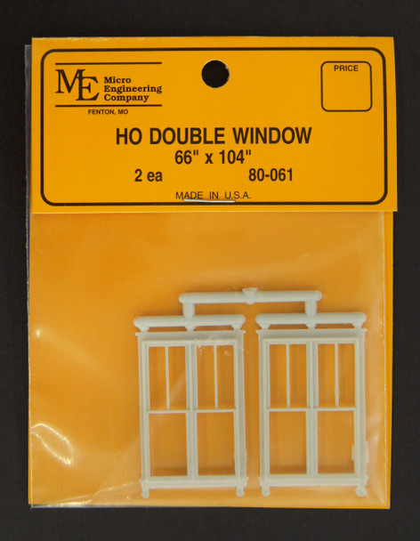 80-061 HO Double Windows, 66" X 104" (2)