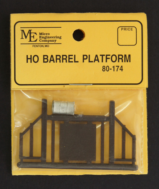 80-174 HO Barrel Platform with Barrel