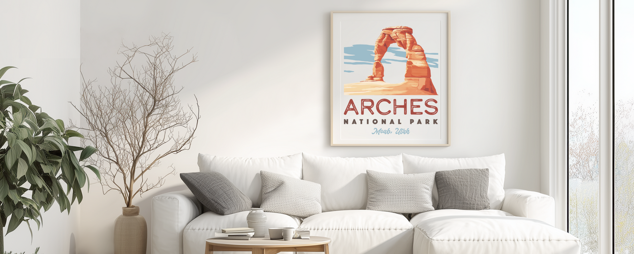 Arches National Park Moab Utah wall art poster