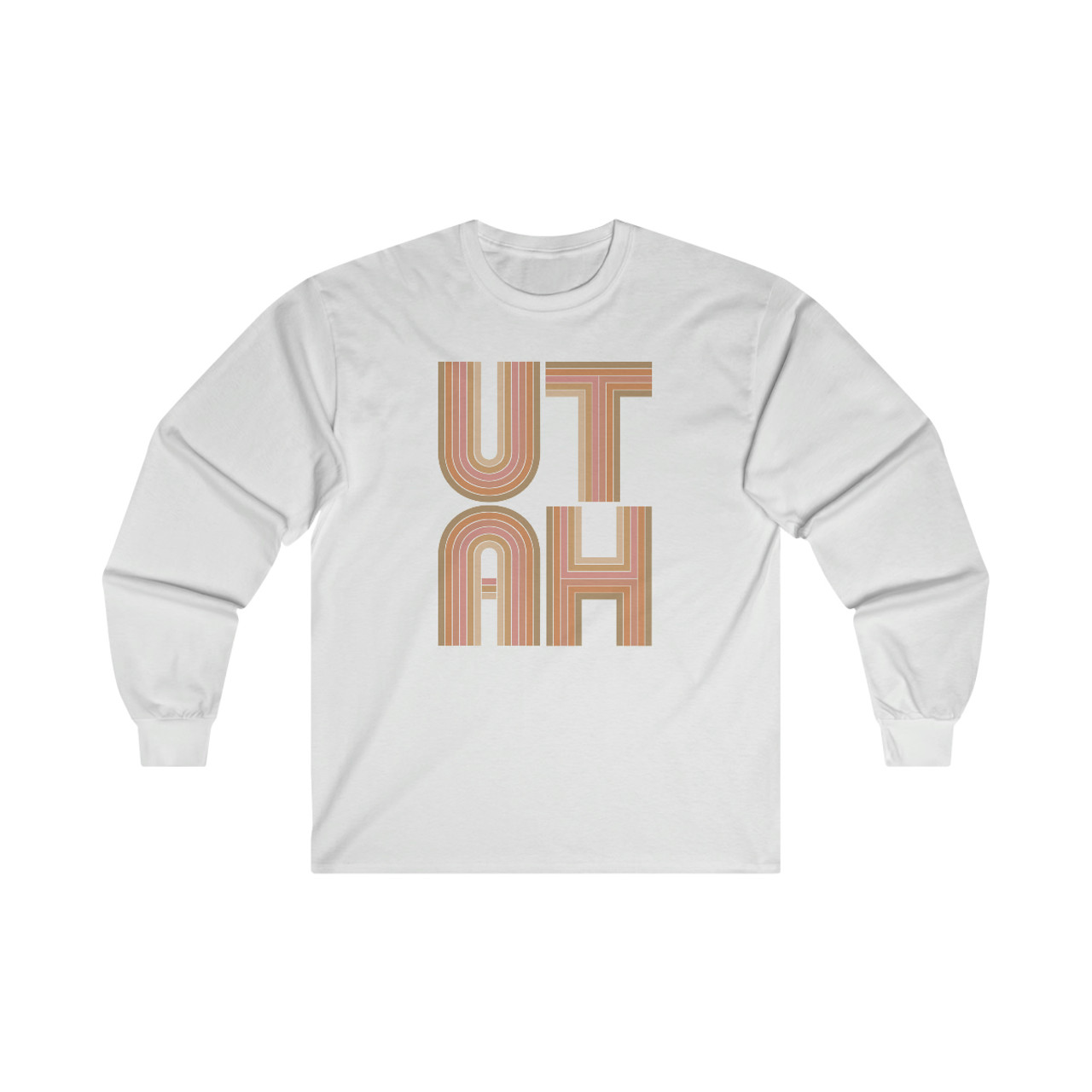 UTAH MOD Long Sleeve Tee - Desert Pink - UTAH primi