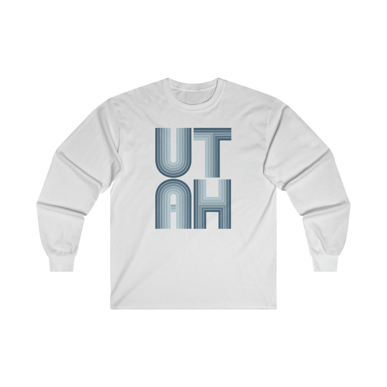 UTAH MOD Long Sleeve Tee - Sky Blue