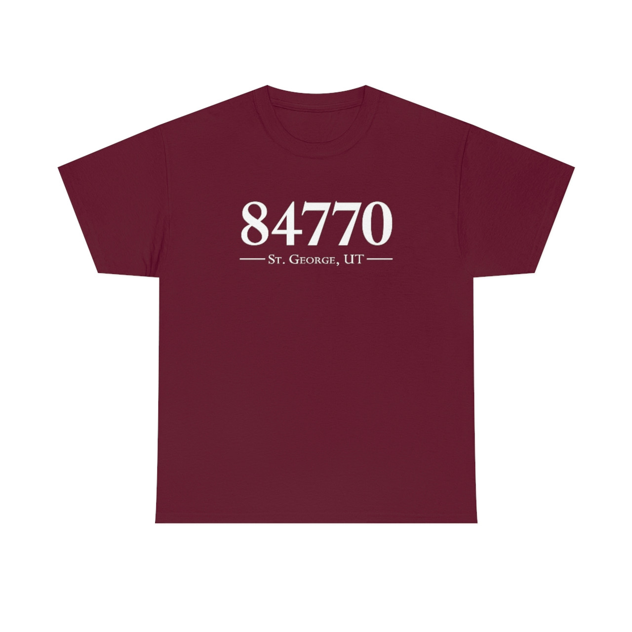 Zip Code T-Shirt St. primi UTAH - George, 84770 UT