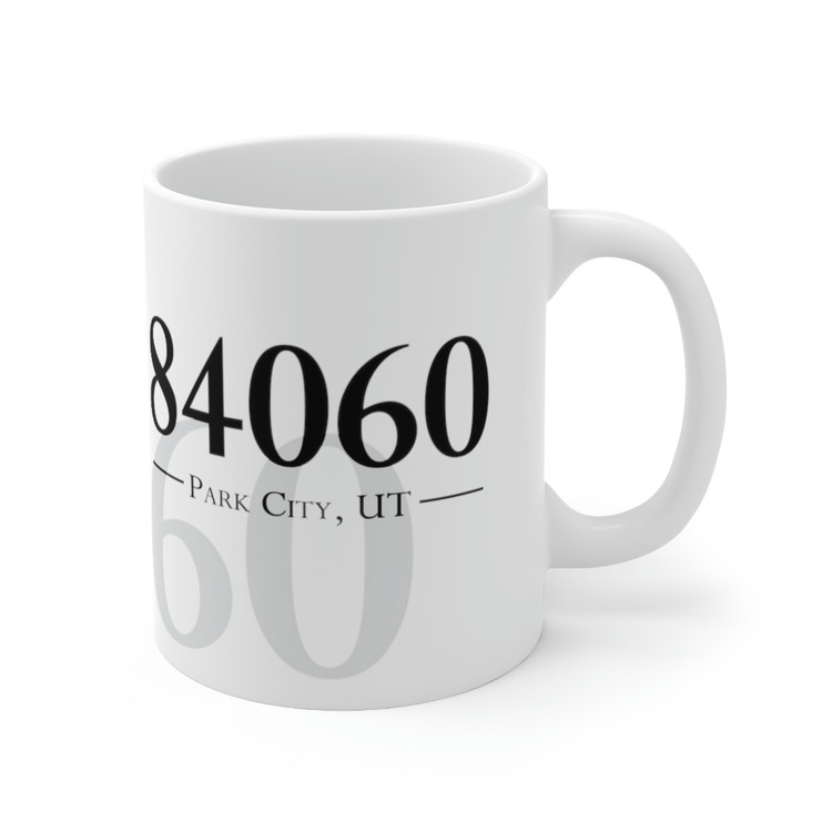 Park City Utah 84060 Zip Code Mug