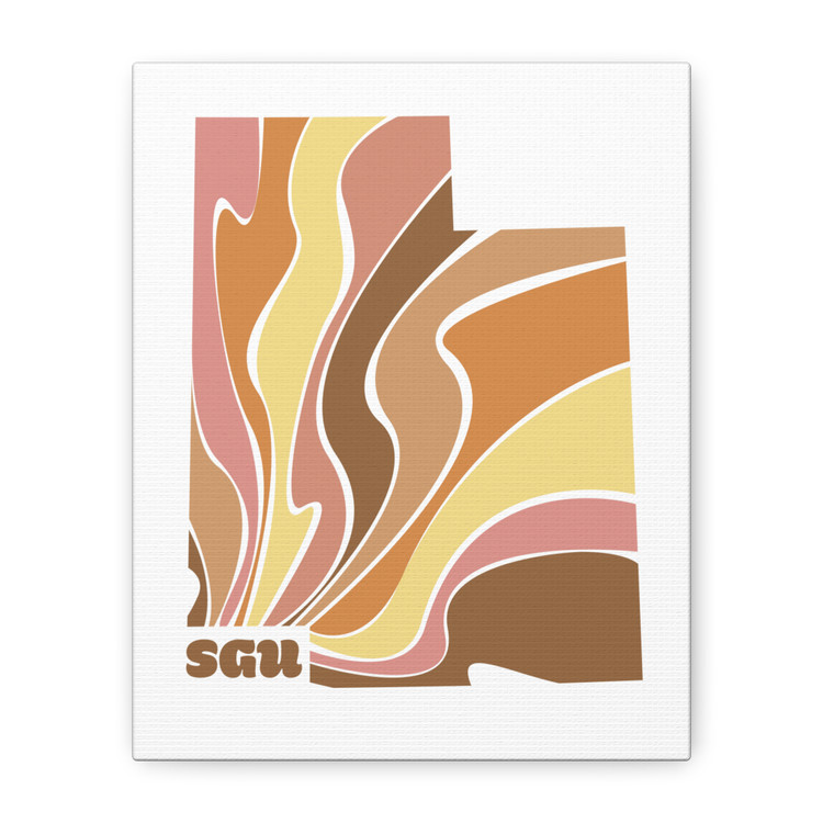 SGU St. George Utah Modern Art Canvas