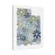 Utah Flowers Art Canvas - Blue