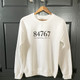 Springdale, UT Unisex Zip Code Sweatshirt 84767 white gray black