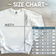 utah size chart zip code sweatshirts white gray