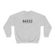 Moab, UT 84532 Zip Code White Gray Unisex Sweatshirt