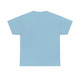 UTAH letters Mod modern retro 80s Unisex Heavy Cotton Tee - Blue white t-shirt