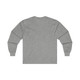 UTAH MOD modern 60s Sky Blue vintage letter style gray Long Sleeve Tee t-shirt tee shirt