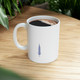 Flower Market - Park City, UT drink Mug utah gifts, Lupinus argenteus, Silvery Lupine, mountain west flowers, purple blue sage gray coffee mugs, alpine birthday gift