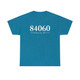 Zip Code T-Shirt Park City, UT 84060 - classic Color tees with white numbers zip codes wasatch mountains deer valley sundance utah hiking dark heather teal
