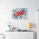Pop Art "UTAH" Art Canvas - Red, White & Blue