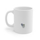 Utah state flower mug blue green olive gray white coffee beverage tea mugs