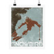 SNOWBIRD Vintage Ski Poster Art Print retro ski snowboard vacation posters Snowbird resort Utah