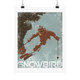 SNOWBIRD Vintage Ski Poster Art Print retro ski snowboard vacation posters Snowbird resort Utah