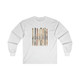 Vintage Skis white Long Sleeve Tee Shirt