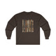 Vintage Skis chocolate brown Long Sleeve Tee Shirt