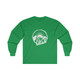 Mountains of Utah Long Sleeve Classic Retro Tee Shirt irish kelly green
