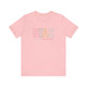 Utah Livin the Dream Tee. Modern Utah t-shirt "livin' the dream" in pink.