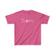 Someone in Utah Loves Me Kids Tee pinks on heliconia fuschia pink t-shirt