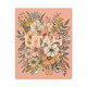 Utah Floral Bouquet Art Canvas - Peach Utah Floral Bouquet Art Canvas - Peach