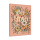 Utah Floral Bouquet Art Canvas - Peach Utah Floral Bouquet Art Canvas - Peach