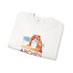 Arches National Park Sweatshirt in white