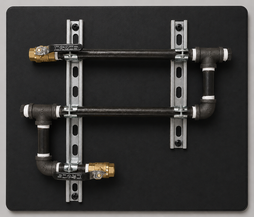 2-stage iron corrosion coupon rack