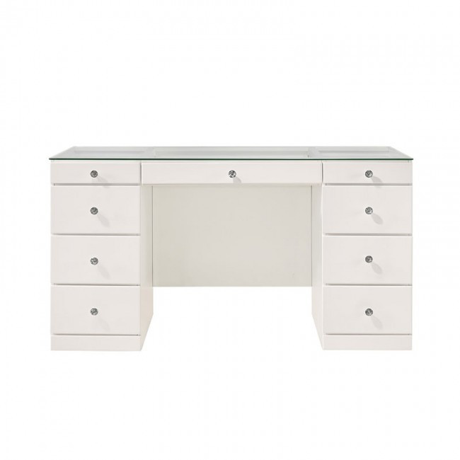 Avery White Vanity Casa Furniture, Inc.