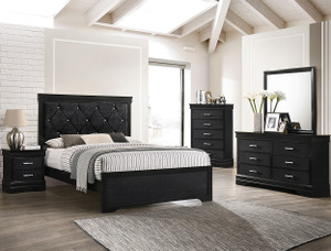 Amalia Black Bedroom Group