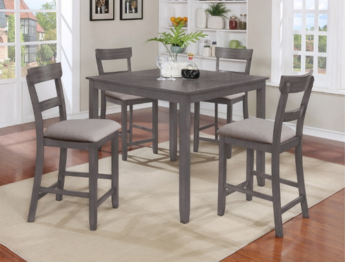 Henderson 5-PK Counter Height Table Grey
