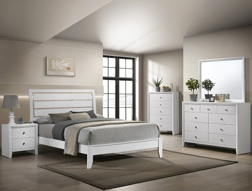 Evan Bedroom Group White